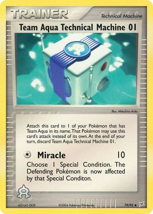 Pokemon TCG - EX Team Magma vs Team Aqua - Team Aqua Technical Machine - 79/95