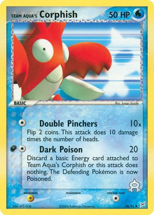 Pokemon TCG - EX Team Magma vs Team Aqua - Team Aqua's Corphish - 26/95