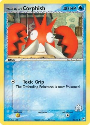 Pokemon TCG - EX Team Magma vs Team Aqua - Team Aqua's Corphish - 50/95 - Reverse Holofoil