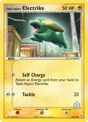 Pokemon TCG - EX Team Magma vs Team Aqua - Team Aqua's Electrike - 53/95