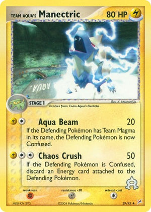 Pokemon TCG - EX Team Magma vs Team Aqua - Team Aqua's Manectric - 29/95