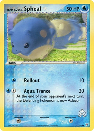Pokemon TCG - EX Team Magma vs Team Aqua - Team Aqua's Spheal - 57/95