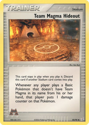 Pokemon TCG - EX Team Magma vs Team Aqua - Team Magma Hideout - 83/95