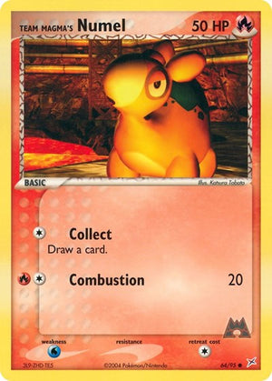 Pokemon TCG - EX Team Magma vs Team Aqua - Team Magma's Numel - 64/95