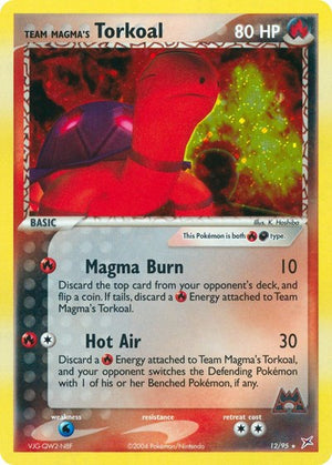 Pokemon TCG - EX Team Magma vs Team Aqua - Team Magma's Torkoal - 12/95 - Holofoil