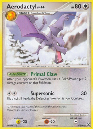 Pokemon TCG - Majestic Dawn - Aerodactyl - 15/100