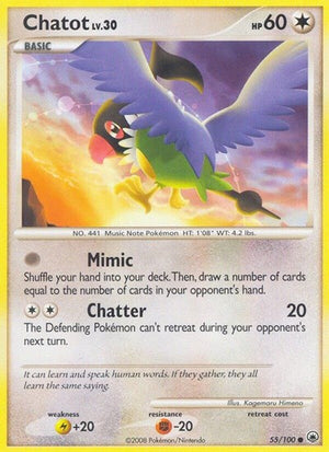 Pokemon TCG - Majestic Dawn - Chatot - 55/100