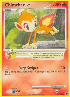 Pokemon TCG - Majestic Dawn - Chimchar - 57/100