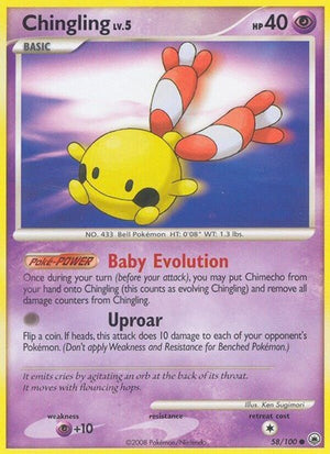 Pokemon TCG - Majestic Dawn - Chingling - 58/100