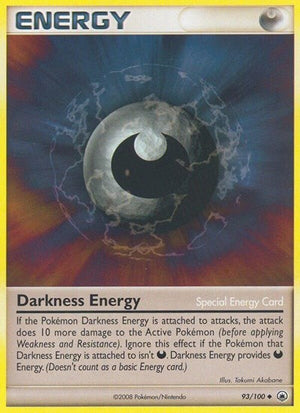 Pokemon TCG - Majestic Dawn - Darkness Energy - 93/100 - Reverse Holofoil