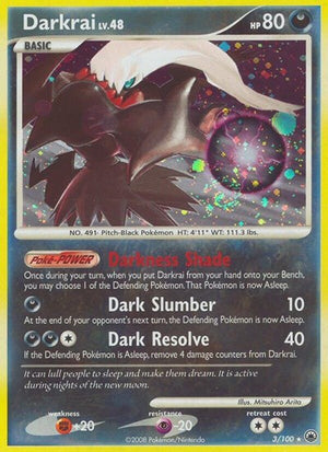 Pokemon TCG - Majestic Dawn - Darkrai - 3/100 - Holofoil