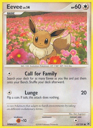 Pokemon TCG - Majestic Dawn - Eevee - 62/100