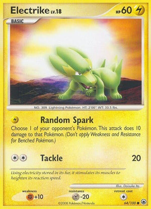 Pokemon TCG - Majestic Dawn - Electrike - 64/100