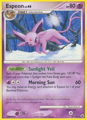 Pokemon TCG - Majestic Dawn - Espeon - 18/100 - Reverse Holofoil