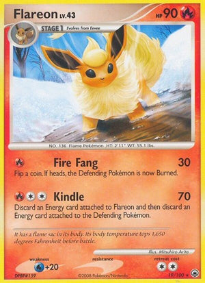 Pokemon TCG - Majestic Dawn - Flareon - 19/100