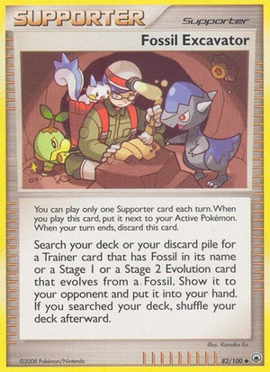 Pokemon TCG - Majestic Dawn - Fossil Excavator - 82/100