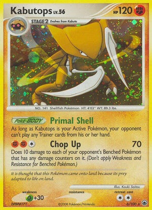 Pokemon TCG - Majestic Dawn - Kabutops - 6/100 - Holofoil