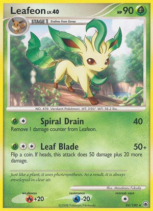 Pokemon TCG - Majestic Dawn - Leafeon - 24/100