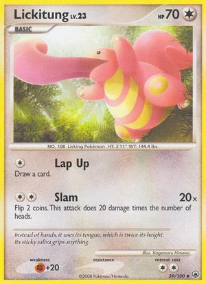 Pokemon TCG - Majestic Dawn - Lickitung - 39/100