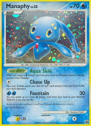 Pokemon TCG - Majestic Dawn - Manaphy - 8/100 - Reverse Holofoil