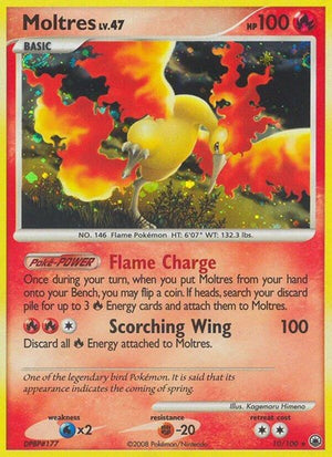 Pokemon TCG - Majestic Dawn - Moltres - 10/100 - Holofoil