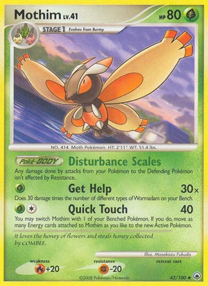 Pokemon TCG - Majestic Dawn - Mothim - 42/100