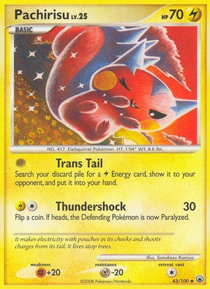 Pokemon TCG - Majestic Dawn - Pachirisu - 43/100