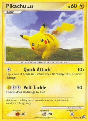 Pokemon TCG - Majestic Dawn - Pikachu - 70/100