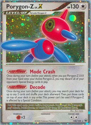 Pokemon TCG - Majestic Dawn - Porygon-Z LV.X - 100/100 - Holofoil