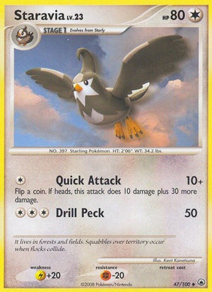 Pokemon TCG - Majestic Dawn - Staravia - 47/100