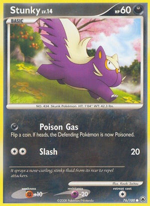 Pokemon TCG - Majestic Dawn - Stunky - 76/100