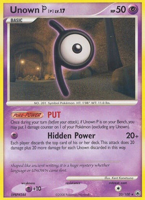 Pokemon TCG - Majestic Dawn - Unown - 33/100
