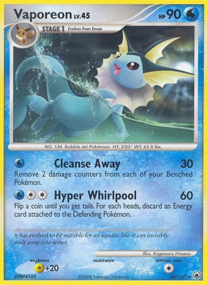 Pokemon TCG - Majestic Dawn - Vaporeon - 34/100