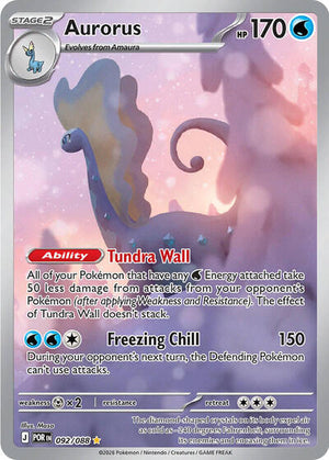 Pokemon TCG - ME03: Perfect Order - Aurorus - 092/088 - Holofoil