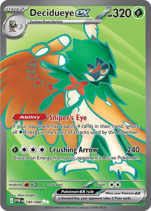 Pokemon TCG - ME03: Perfect Order - Decidueye ex - 100/088 - Holofoil