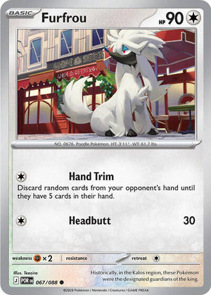 Pokemon TCG - ME03: Perfect Order - Furfrou - 067/088