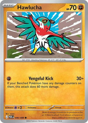 Pokemon TCG - ME03: Perfect Order - Hawlucha - 046/088 - Reverse Holofoil