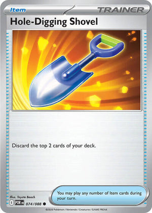 Pokemon TCG - ME03: Perfect Order - Hole-Digging Shovel - 074/088 - Reverse Holofoil