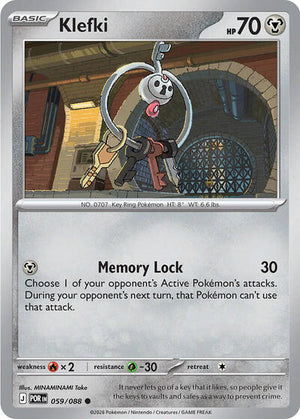 Pokemon TCG - ME03: Perfect Order - Klefki - 059/088