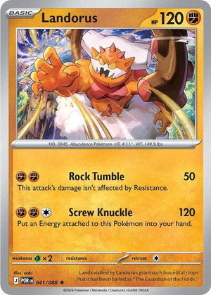 Pokemon TCG - ME03: Perfect Order - Landorus - 041/088 - Holofoil