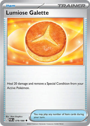 Pokemon TCG - ME03: Perfect Order - Lumiose Galette - 078/088 - Reverse Holofoil