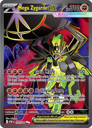 Pokemon TCG - ME03: Perfect Order - Mega Zygarde ex - 104/088 - Holofoil