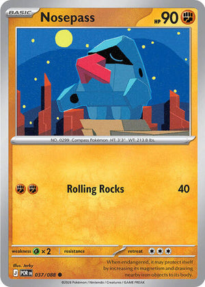 Pokemon TCG - ME03: Perfect Order - Nosepass - 037/088