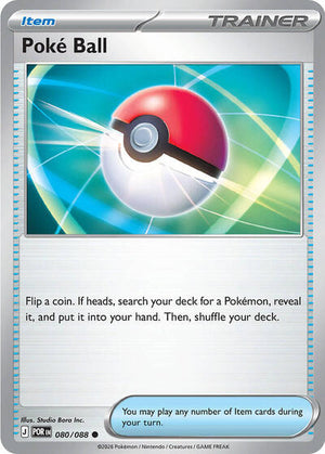 Pokemon TCG - ME03: Perfect Order - Poke Ball - 080/088 - Reverse Holofoil