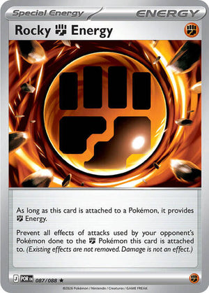Pokemon TCG - ME03: Perfect Order - Rocky Fighting Energy - 087/088 - Holofoil