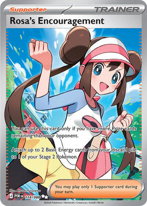 Pokemon TCG - ME03: Perfect Order - Rosa's Encouragement - 114/088 - Holofoil