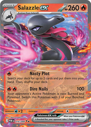 Pokemon TCG - ME03: Perfect Order - Salazzle ex - 016/088 - Holofoil