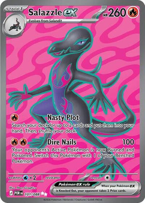 Pokemon TCG - ME03: Perfect Order - Salazzle ex - 101/088 - Holofoil