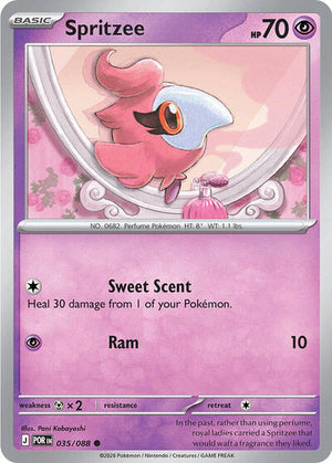 Pokemon TCG - ME03: Perfect Order - Spritzee - 035/088