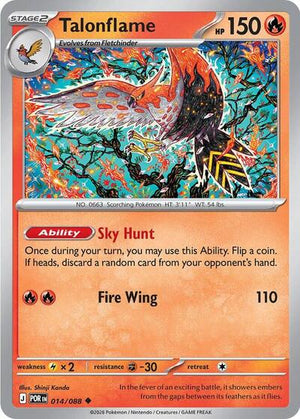 Pokemon TCG - ME03: Perfect Order - Talonflame - 014/088